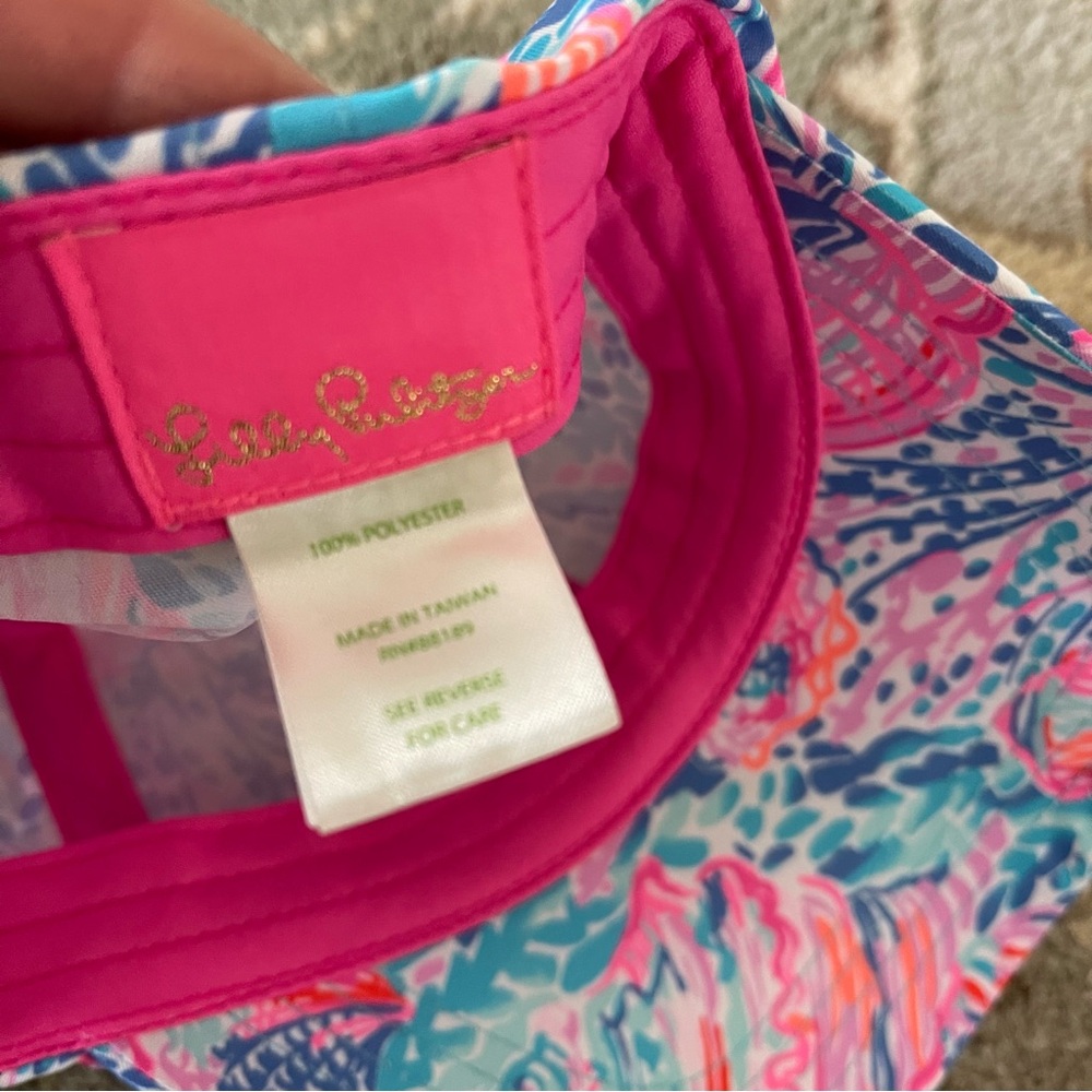 NWOT Lilly Pulitzer Run Around Hat - Picture 5 of 6